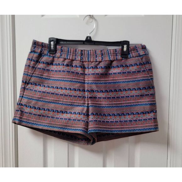 J.Crew Aztec Fair Isle Pattern Shorts 10 - Picture 1 of 6